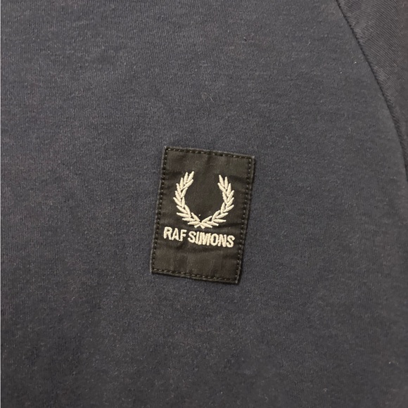 Fred Perry X Raf Simons Short Sleeve Ribbed cuff tee - Picture 2 of 8